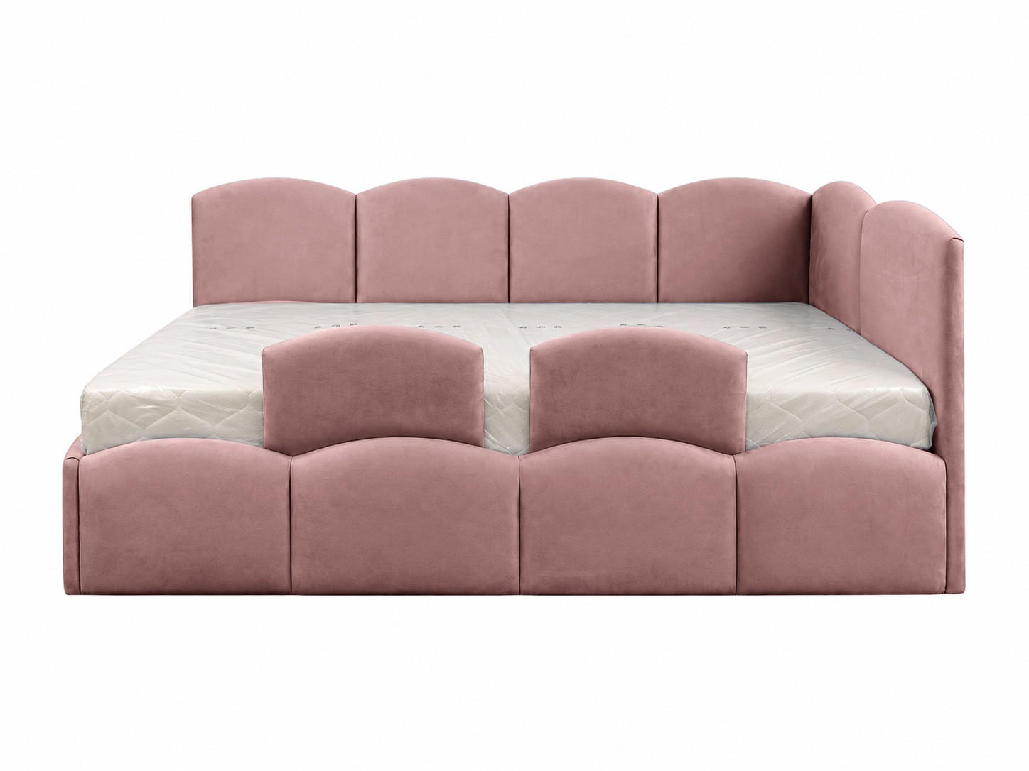 KS Home Concept Kinderbett Altrosa 90x200 cm