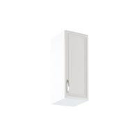 HÄNGESCHRANK G30 – Sycylia Weiß – Weiß / Creme / Rechts - Creme/Weiß, Holzwerkstoff (30/72/32cm) - ROYAL24_MARKT