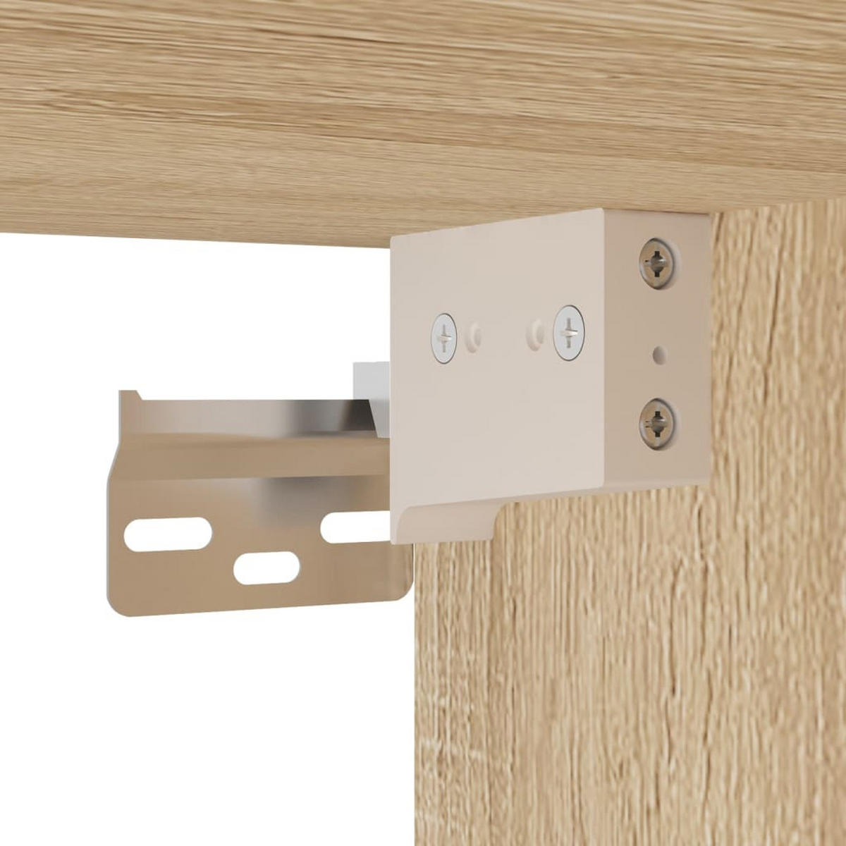 HIGHBOARD Sonoma-Eiche Holzwerkstoff - Braun, Holzwerkstoff (33/70/80cm) - vidaXL