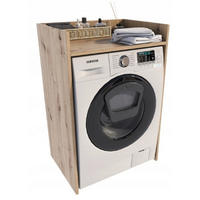 WASCHMASCHINENSCHRANK Artisan Eiche 66/51,8/98 cm - Eiche Artisan, Holzwerkstoff (66/98/51.8cm) - Matkam Möbel