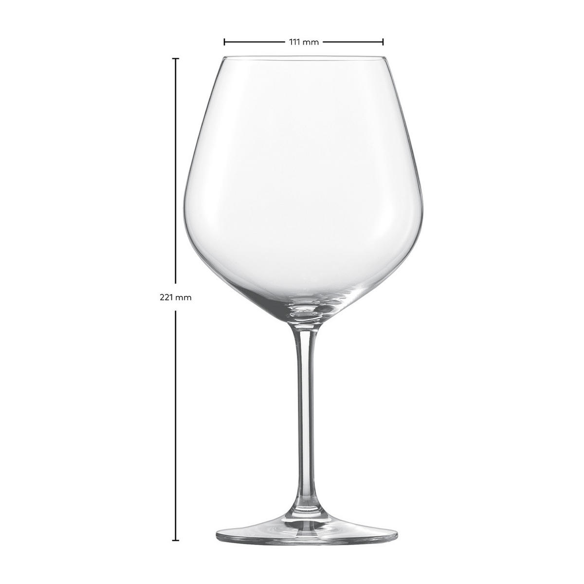 BURGUNDERGLÄSER Forté transparent 732 ml 4er Set - Transparent, Glas (0.732L) - Schott Zwiesel