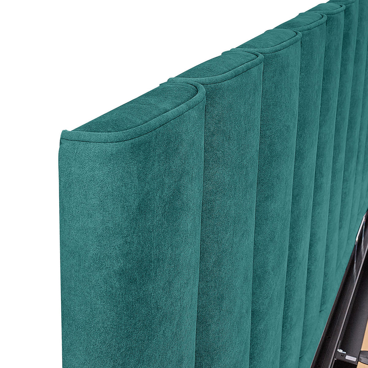 POLSTERBETT - Petrol, Textil (200/200cm) - home24