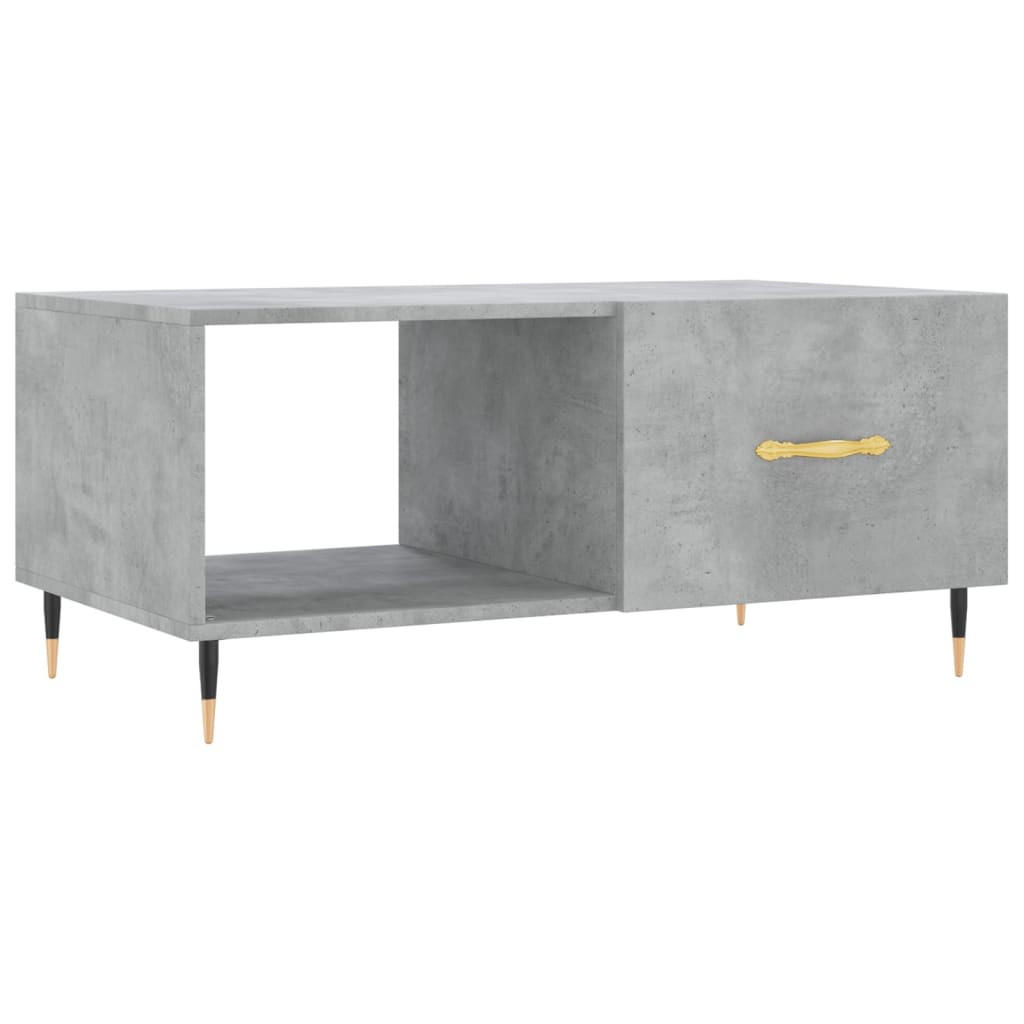 COUCHTISCH Betongrau 90x50x40 cm Holzwerkstoff - Grau, Holzwerkstoff (90/50/40cm) - furnicato