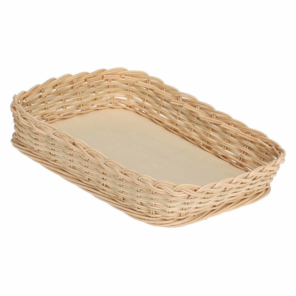 OBSTKORB Beige 30/20/5 cm P600000036 - Beige, Holz (30/5cm) - La Porcellana Bianca 