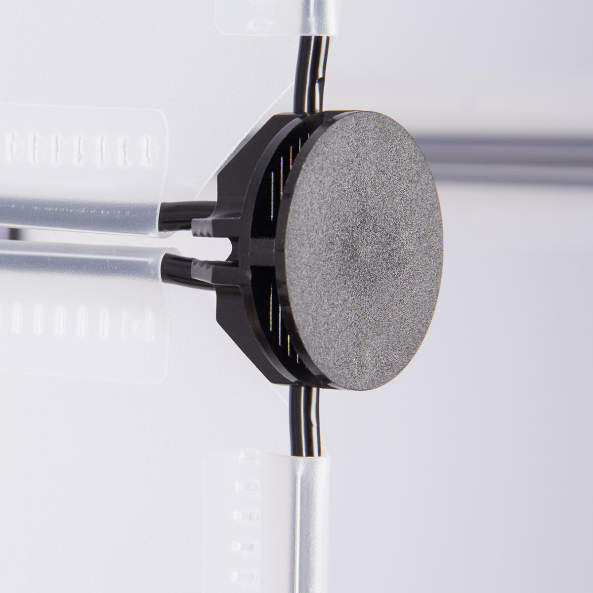 POLICOVÝ systém - priehľadné, kov/plast (96/65/32cm) - Relaxdays