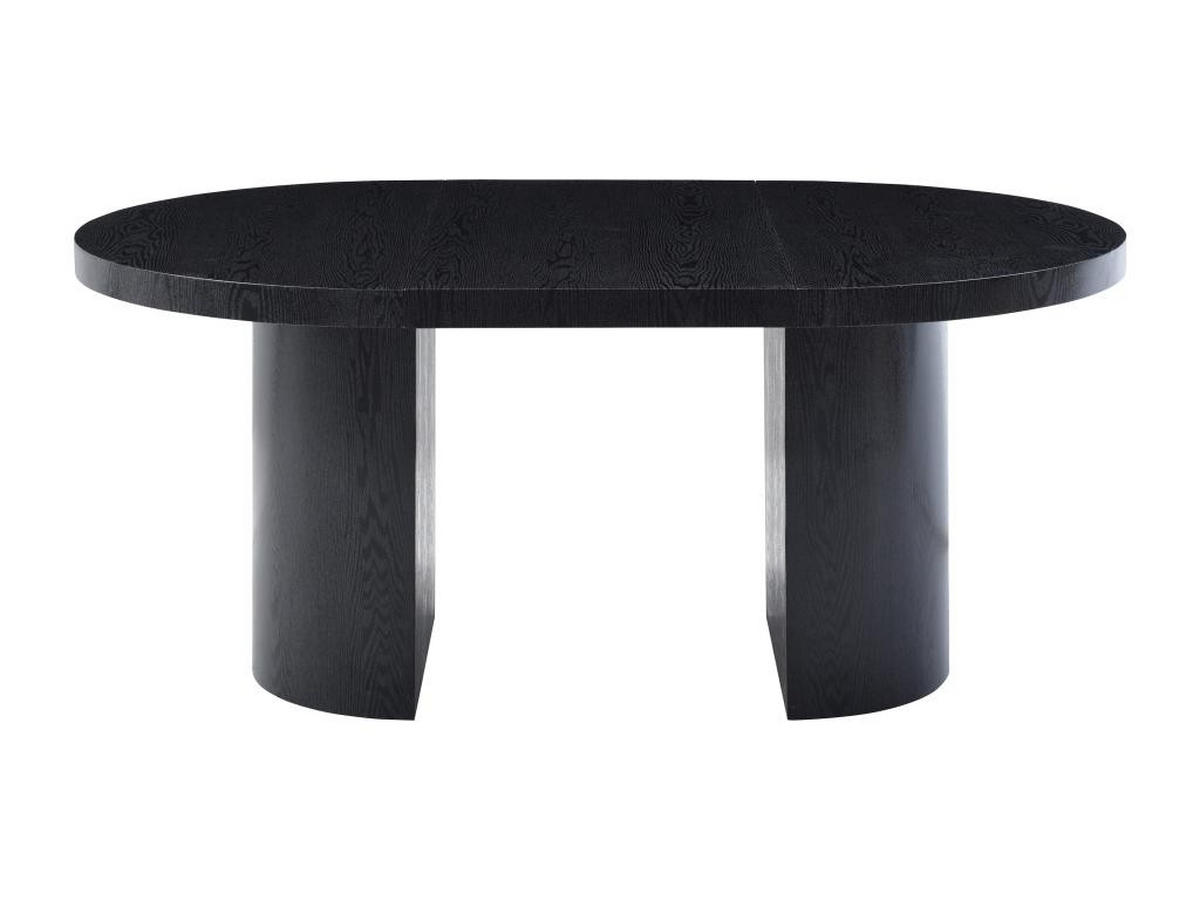 ESSTISCH ausziehbar - 4 bis 12 Personen - MDF - Schwarz - SIDRINA - Schwarz, Holz (240/120/76cm) - Vente-Unique