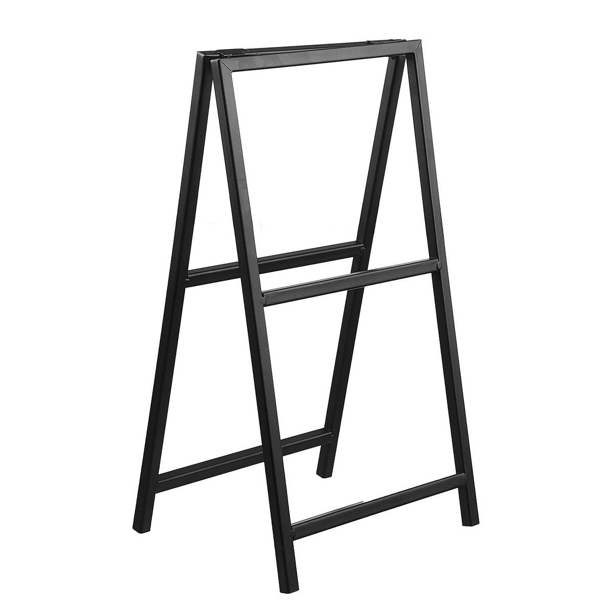 ETAGERE (2er Set) Grid - Schwarz, Metall (20/33cm) - Butlers