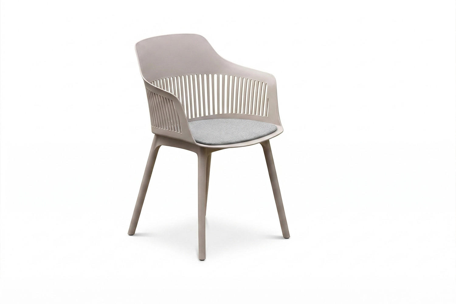 GARTENSTUHL ALTEA Beige Kunststoff (1er-Set) - Beige, Kunststoff (59/84/54cm) - KAWOLA