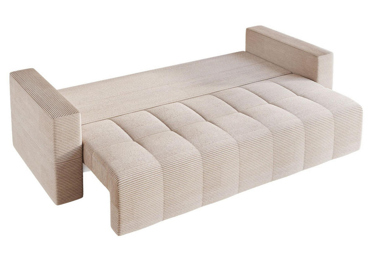 SOFA Dunkelblau LAG Mit Schlaffunktion - Dunkelblau, Textil (233/90/94cm) - Sepro Meble