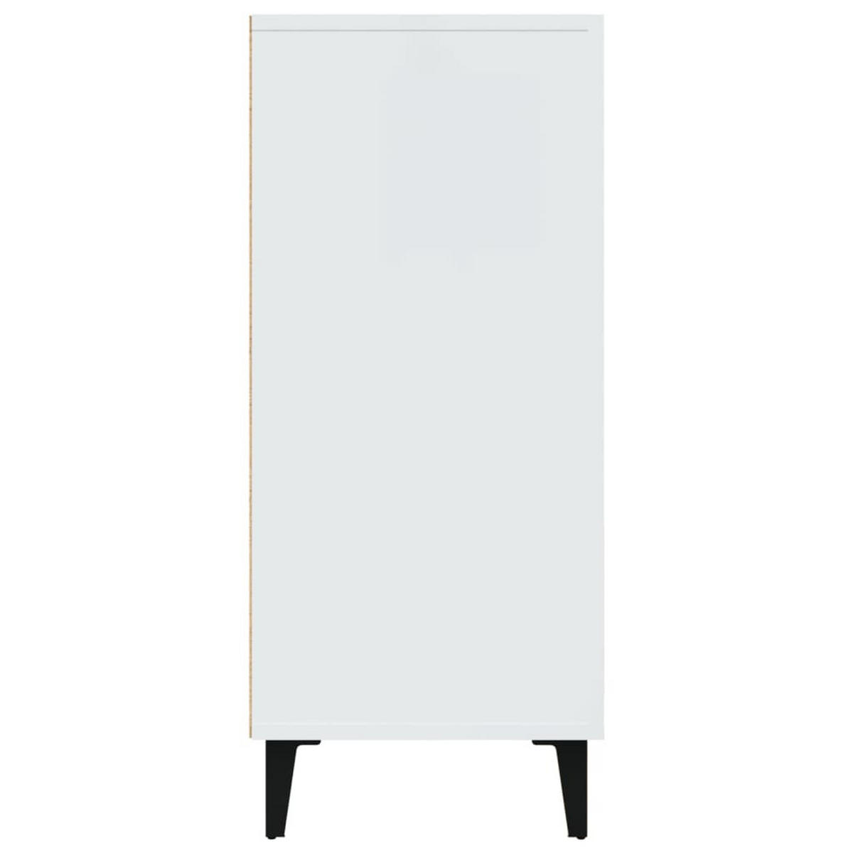 SIDEBOARD Weiss 90/34/80 Cm Holzwerkstoff - Weiß, Holzwerkstoff (34/80/90cm) - vidaXL
