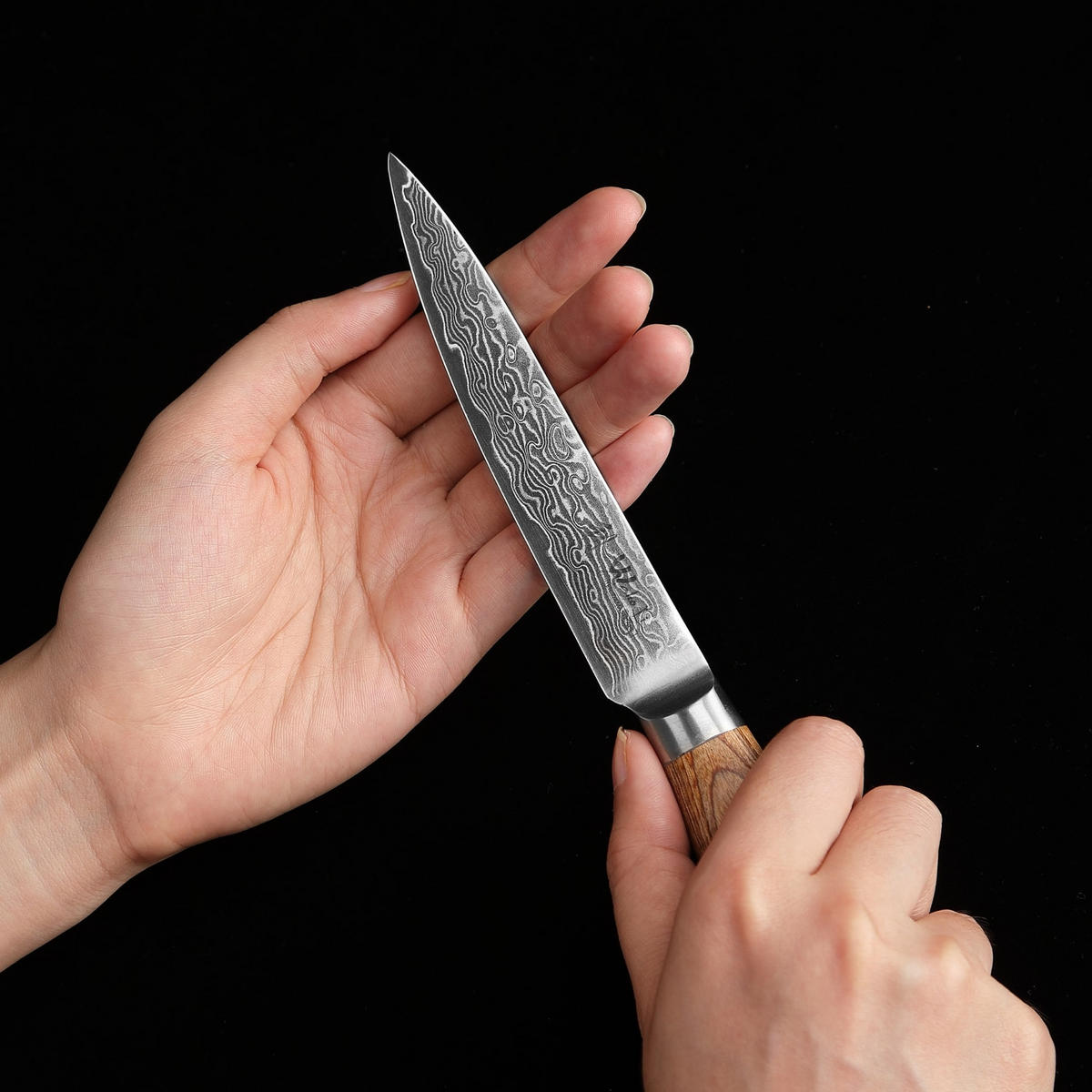 ALLZWECKMESSER 12 cm - Braun, Holz/Metall (24cm) - Wakoli