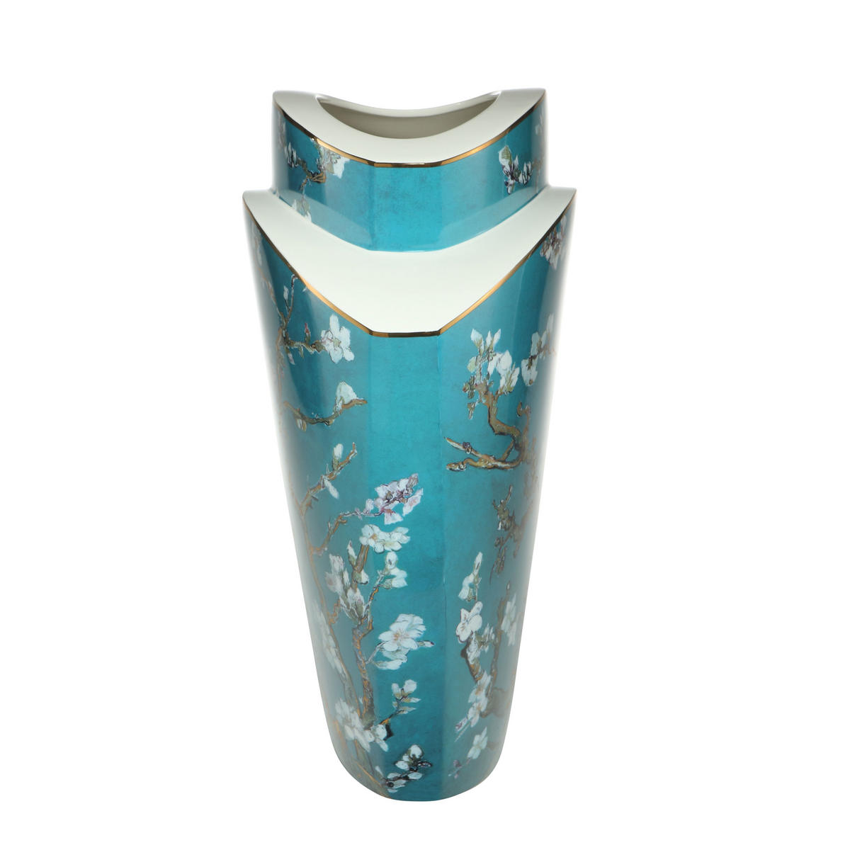 VASE Vincent van Gogh - Mandelbaum Blau, Porzellan, Bunt, 43 cm - Multicolor, Keramik (43cm) - Goebel