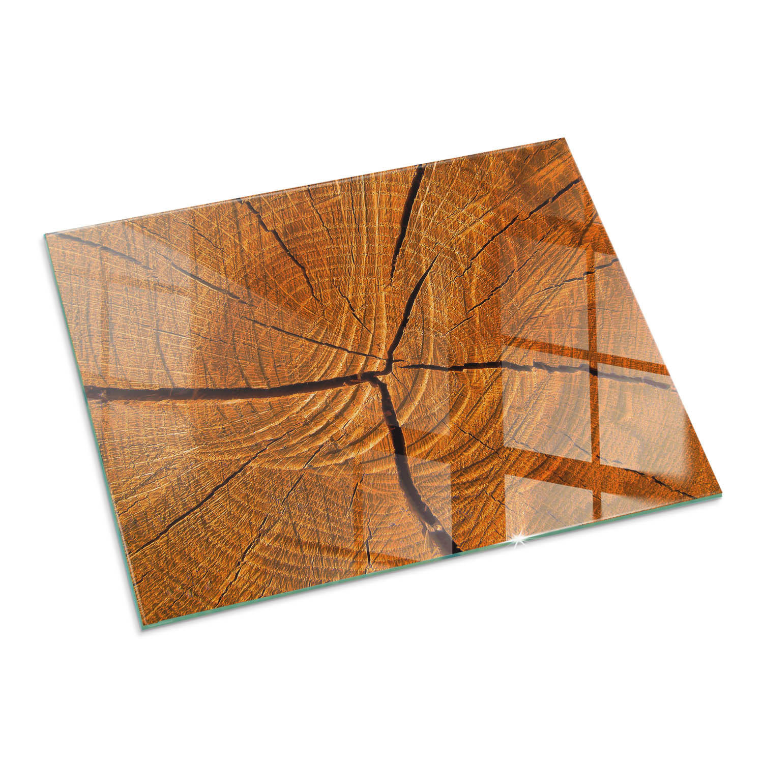 ArtPrintCave Glasplatte Orange 80x60x0.4 cm