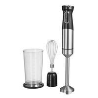 BLENDER Stabmixer-Set, 1500 Watt, Edelstahl, inkl. Rührbesen - Schwarz, Metall (18/14.5/27cm) - Westfalia