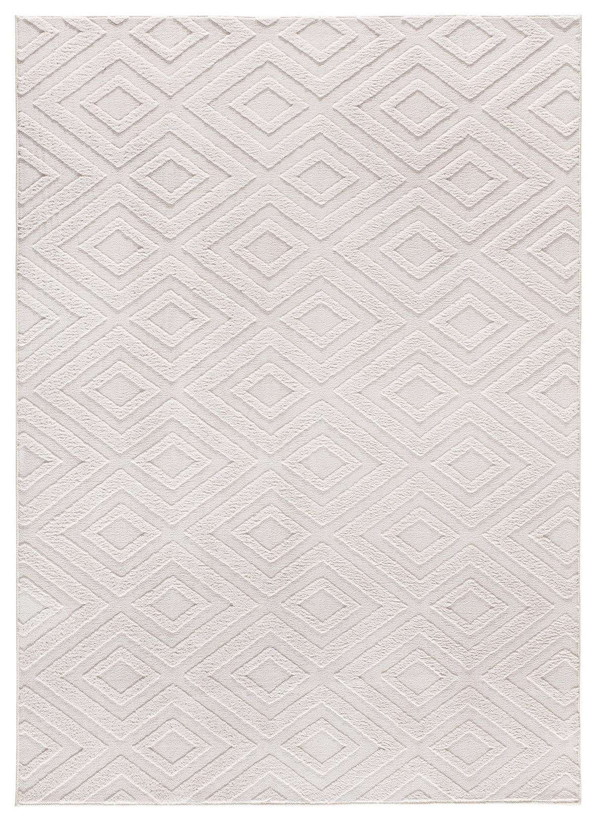 WEBTEPPICH waschbar Creme Estilo 160/230 cm - Creme, Textil (160/230cm) - Atticgo