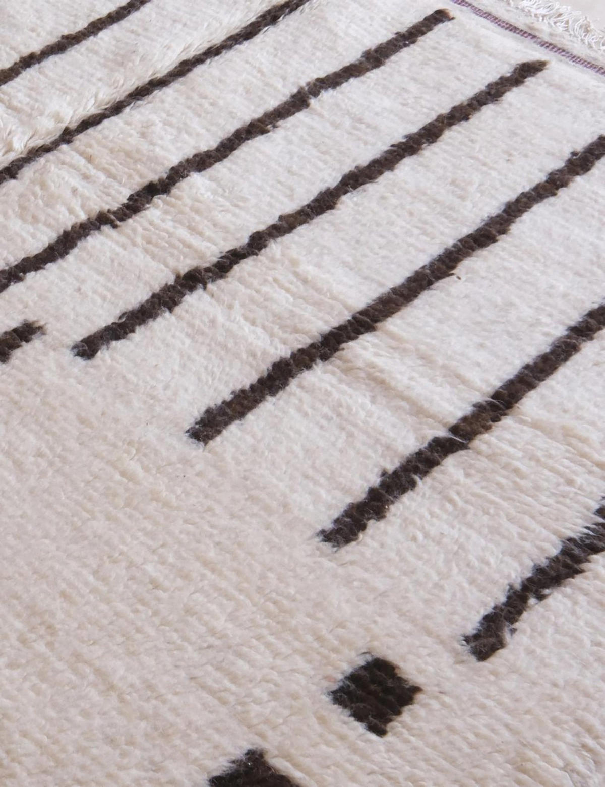 BERBERTEPPICH aus reiner Wolle 194x 295 cm - Beige, Naturmaterialien (194/295cm) - AFK Living