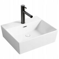 WASCHBECKEN, weiß, 41 x 36 cm - Weiß, Keramik (41/13/36cm)