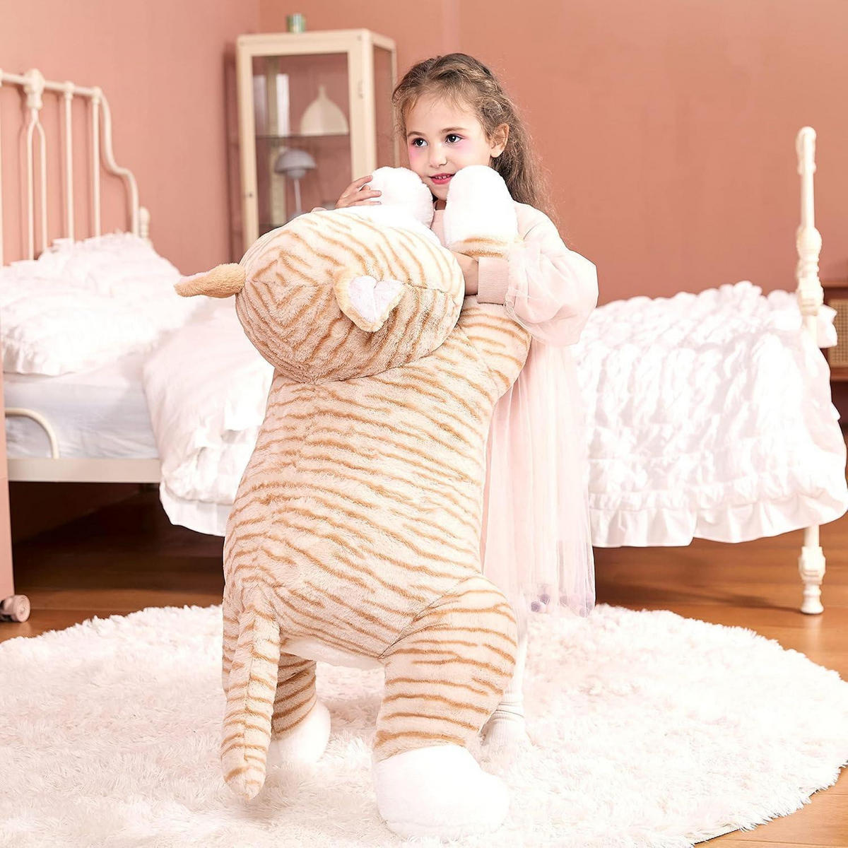 STOFFTIER Katze 78 cm - Multicolor, Textil (30/78cm)