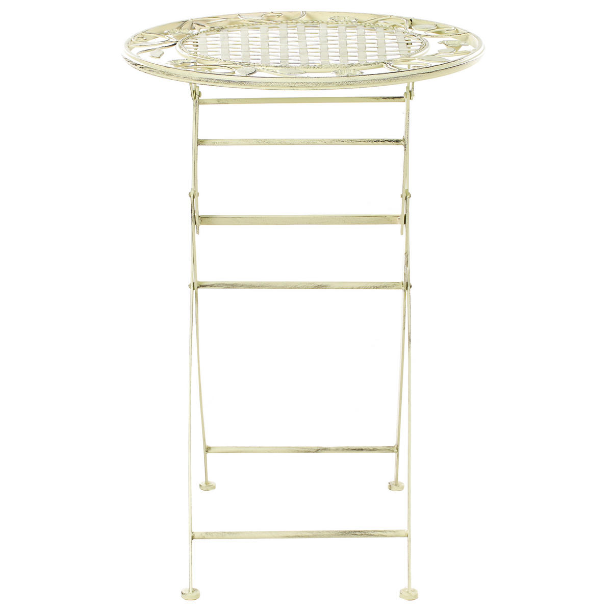 GARTEN-BARTISCH Grün Bivio - Grün, Metall (60/60/89cm) - Beliani