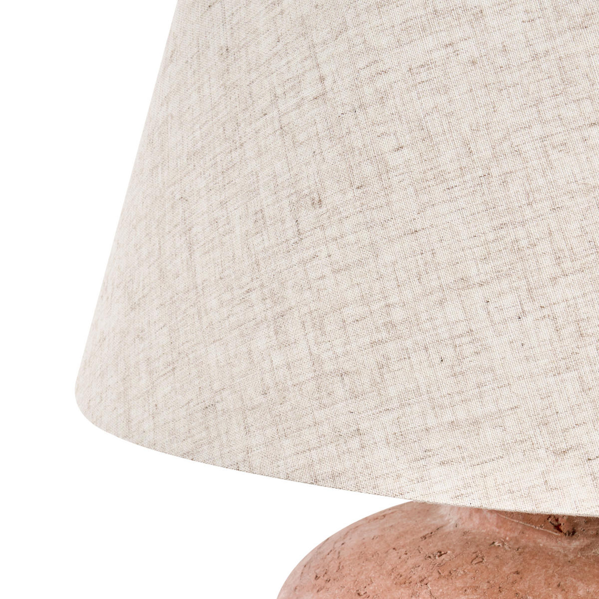 TISCHLAMPE Braun Barton - Braun, Keramik (40/40/51cm) - Beliani