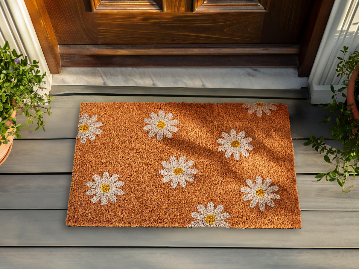 PREDPRAŽNIK naravna Topko - naravne barve, naravni materiali (40/60cm) - Beliani