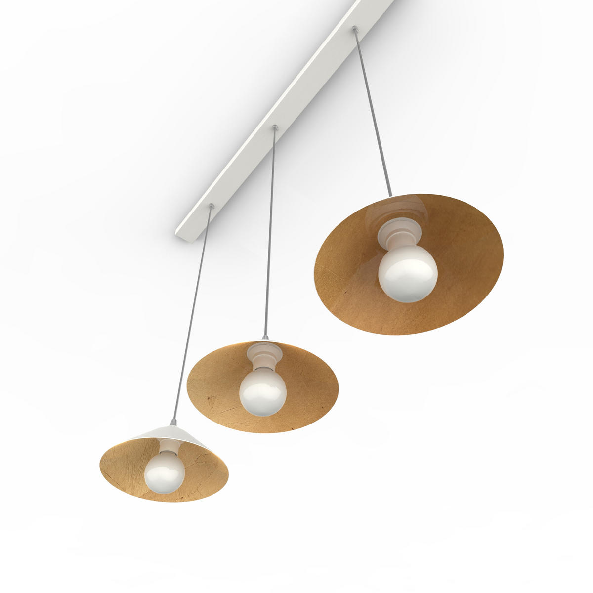 HÄNGELEUCHTE - Kupferfarben, Metall (25/100/120cm) - Lumicom