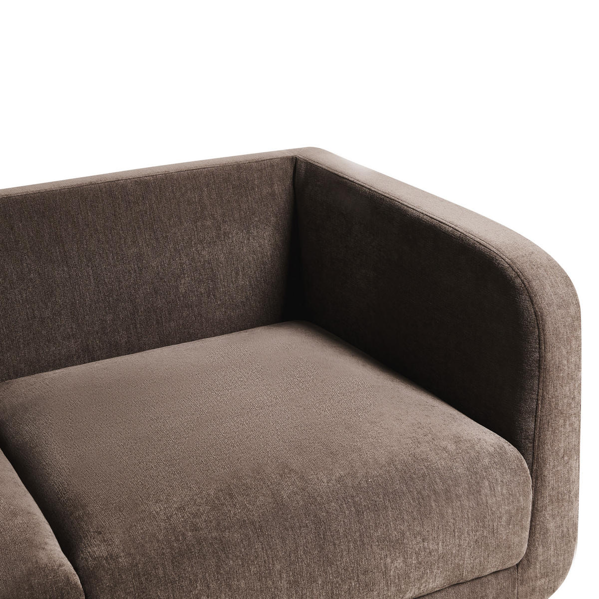 POHOVKA 2-místná Žinylková látka Tmavě hnědá Gimo - tmavě hnědá, textil (149/83/80cm) - Beliani