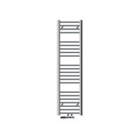 BADHEIZKÖRPER Sahara 300x1400 mm Chrome gerade mit Ventil Eckform - Chromfarben, Metall (30/140/3cm) - LuxeBath