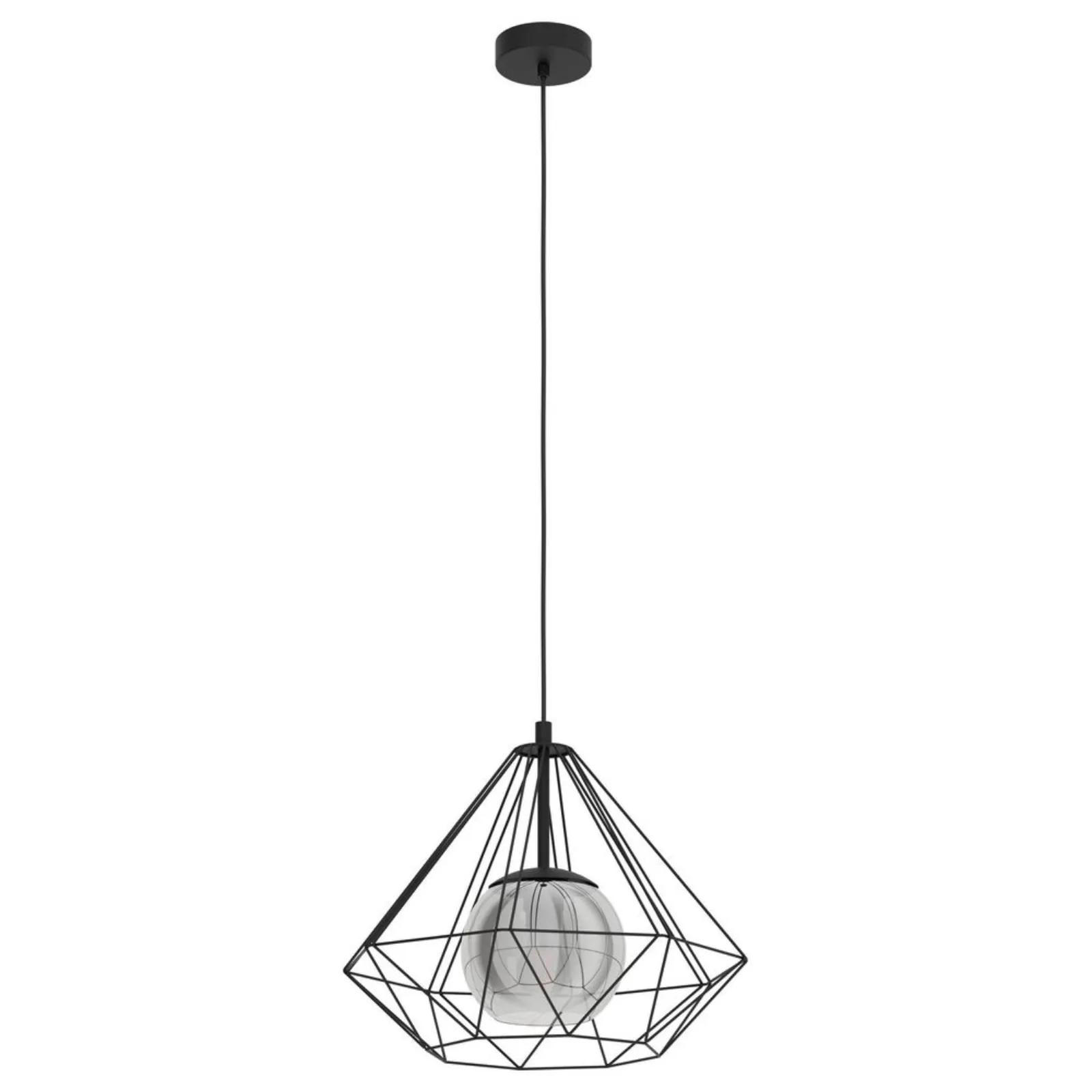 PENDELLEUCHTE Vernham Schwarz - Schwarz, Metall (22.25/22.25/110cm) - Eglo