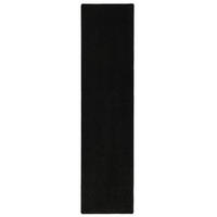 HOCHFLOR LANGFLOR TEPPICH LÄUFER COTTAGE - Schwarz, Textil (80/160cm) - Snapstyle
