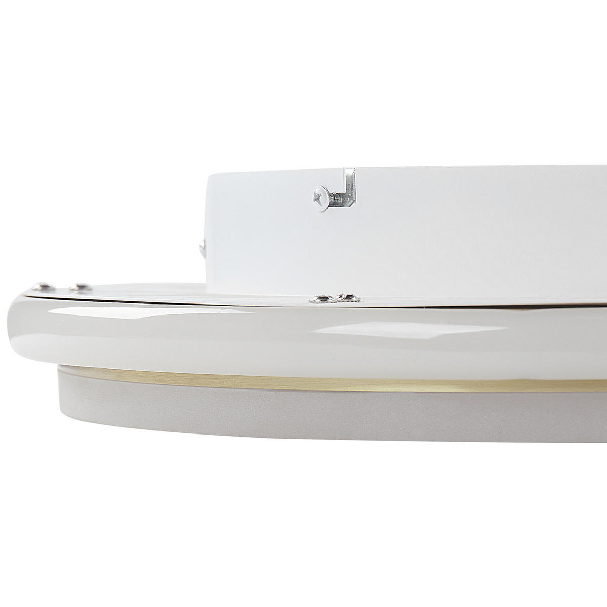 DECKENLEUCHTE Taping 64/64/7 cm - Goldfarben, Metall (64/64/7cm) - Beliani