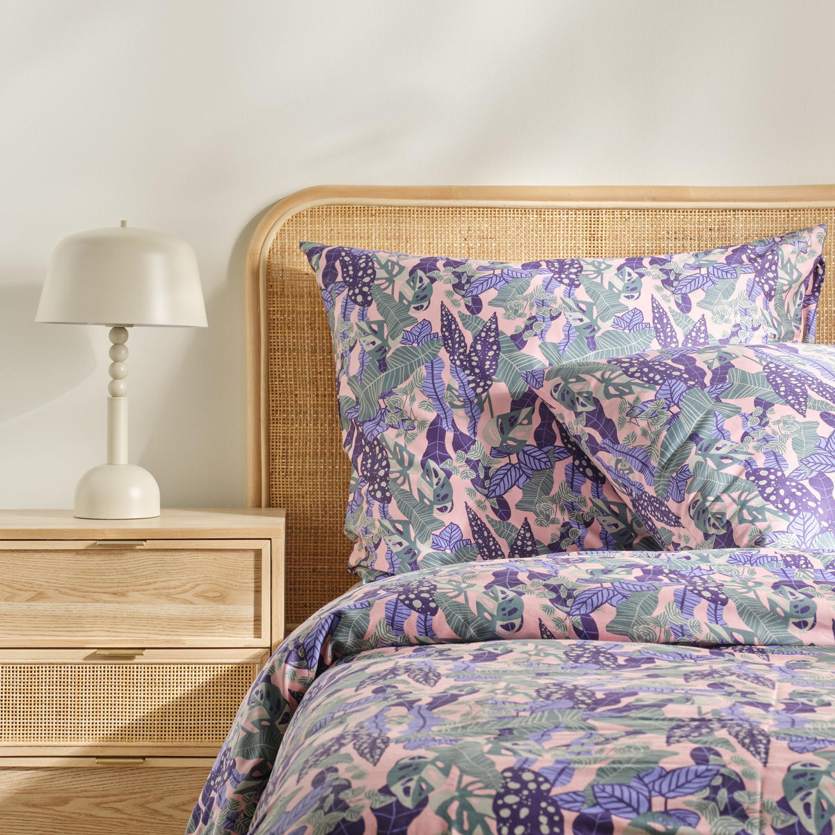 BETTWÄSCHE Hazel - Violett, Textil (200/220cm) - home&you