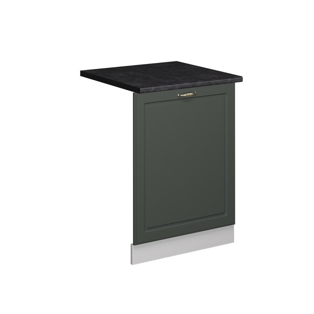 DISKMASKINENS FRONTPANEL Fame-Line Grönt och guld lanthus 60 cm , AP Antracit Grön, Vit 81.8/60/60 cm