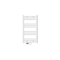 BADHEIZKÖRPER Sahara 500x800 mm Weiß gerade mit Ventil Durchgang - Weiß, Metall (50/80/3cm) - LuxeBath