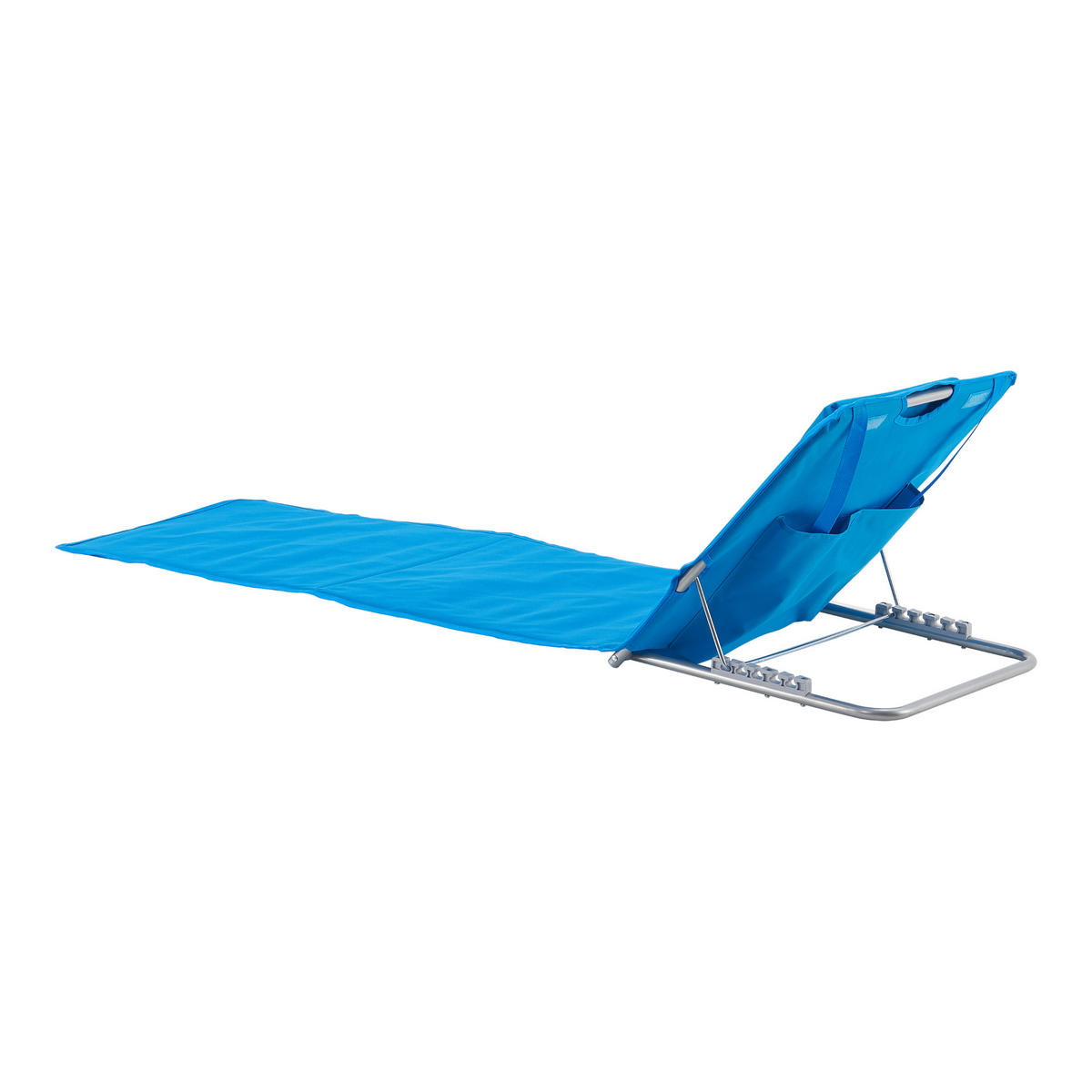 STRANDMATTEN-SET 2 TLG. Cellorigo - Blau, Textil/Metall (160/42/49cm) - [en.casa]