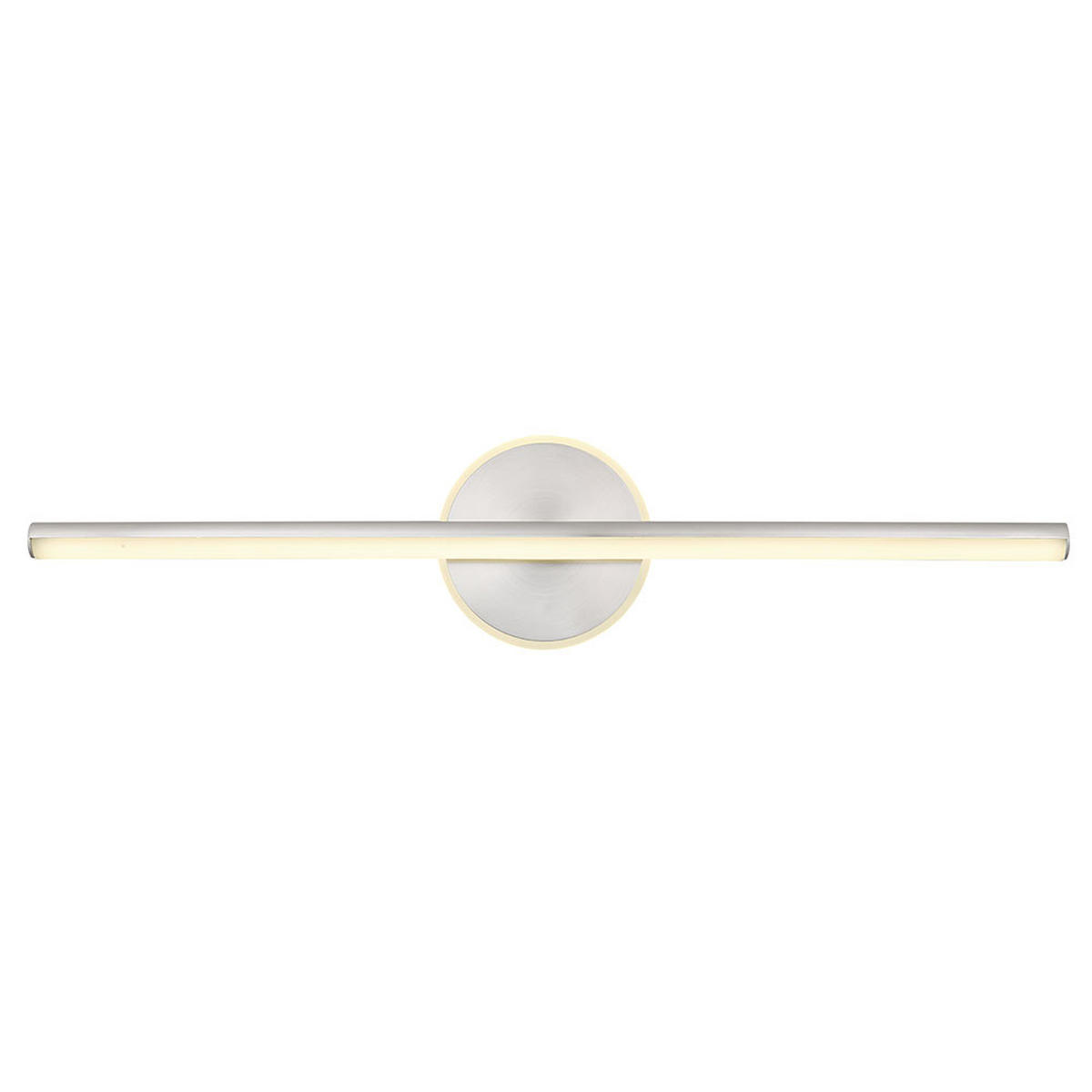 LED WANDLEUCHTE PEPE Silber Opal - Silberfarben, Metall (60.8/13/7.8cm) - Globo Lighting