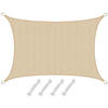 SONNENSEGEL Luftdurchlässig 300/200 cm Beige - Beige, Kunststoff (200/300cm) - Amanka