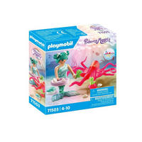 SPIELSET mit Oktopus - Blau, Kunststoff (4/14/14cm) - Playmobil