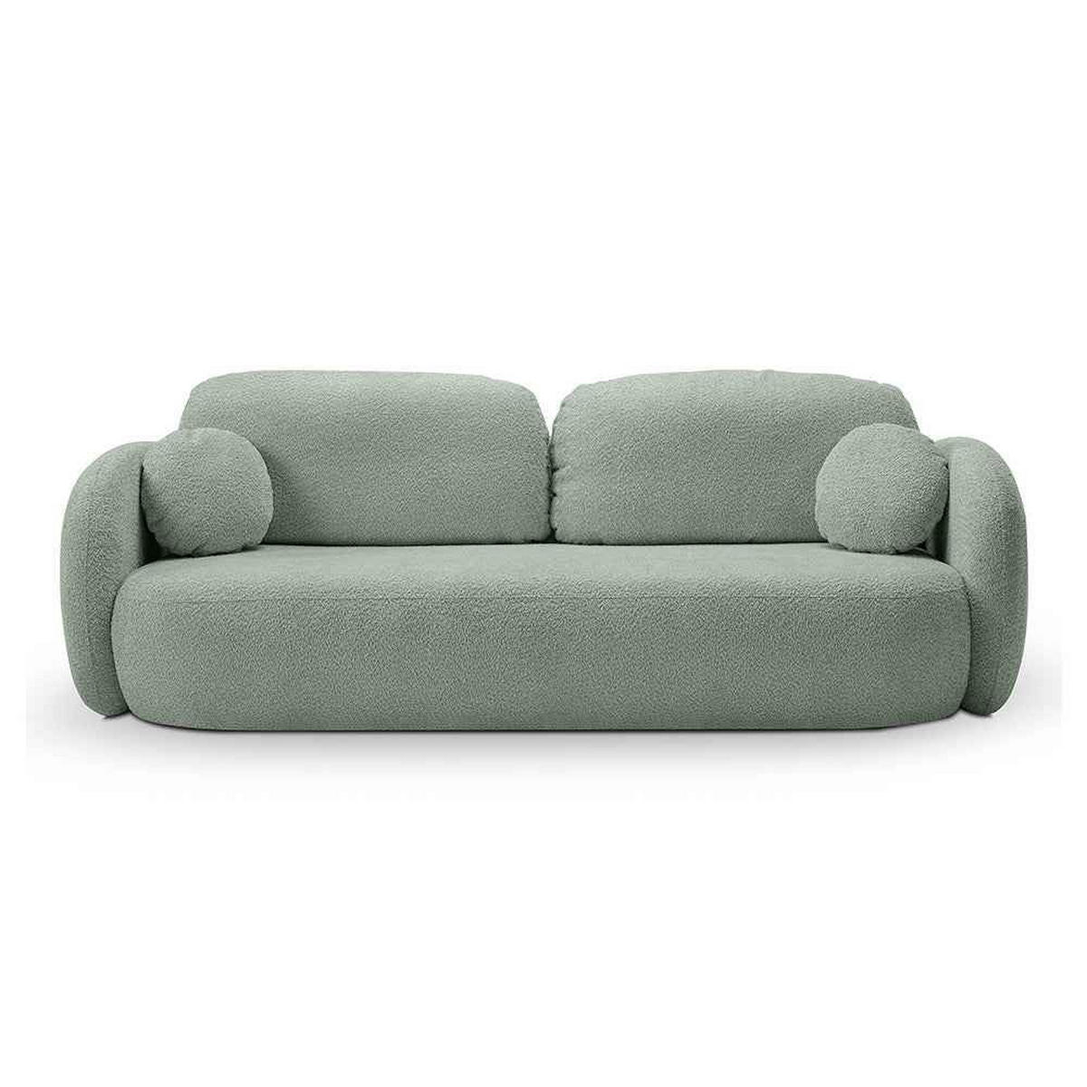 SOFA OLEMO Weiß - Weiß, Textil (238/86.5/101cm) - Pillovely