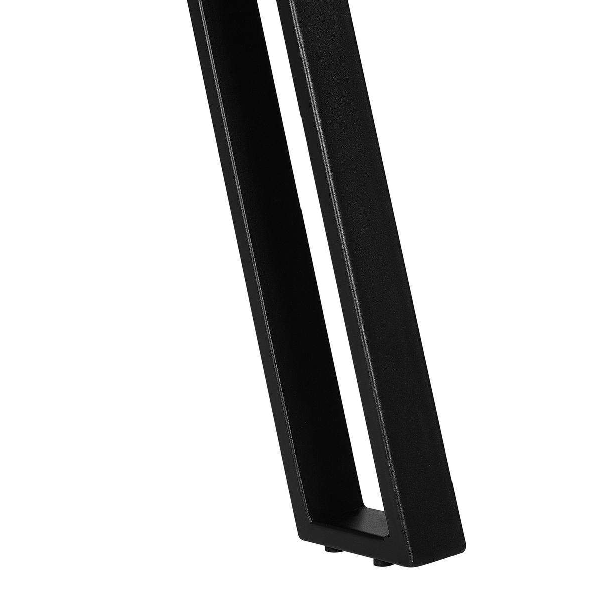 ESSTISCH 180/90/77 cm Hellbraun, Schwarz Rechteckig Graham - Hellbraun, Holzwerkstoff (180/90/77cm) - Beliani