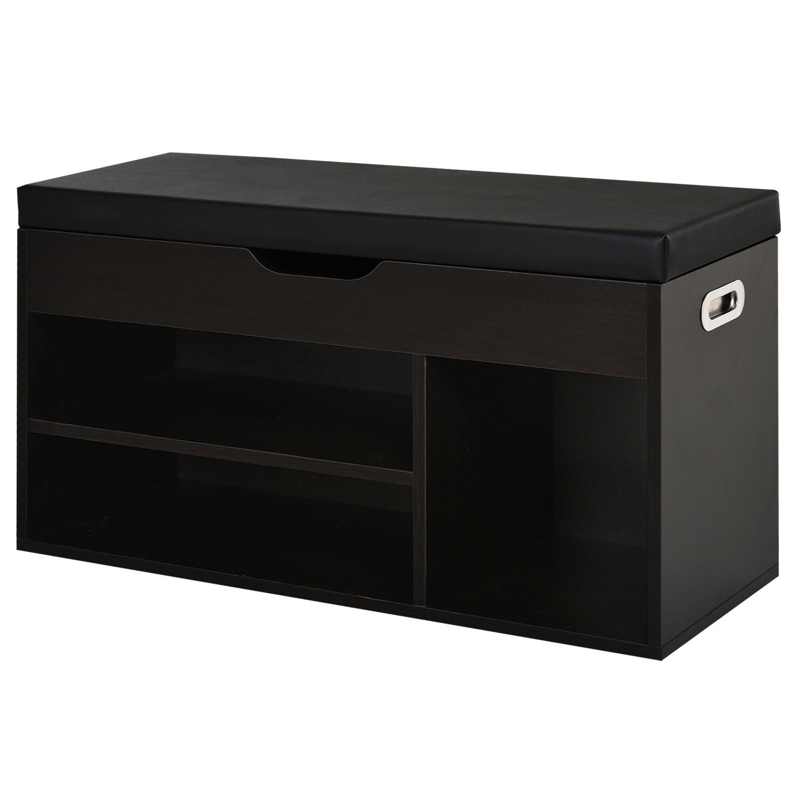 SCHUHBANK Schwarz 1 Stück - Schwarz, Kunststoff (30/43/80cm) - GiPP