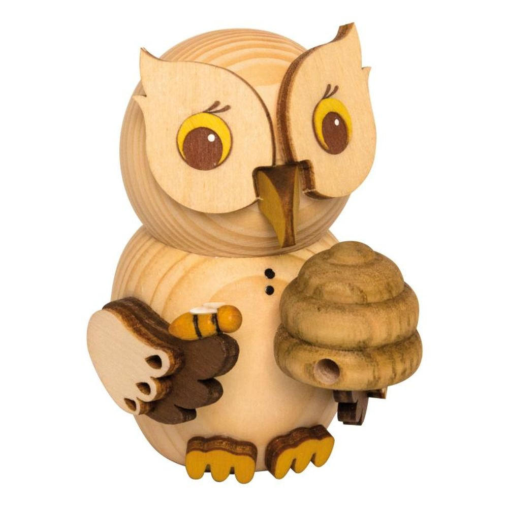 DEKOFIGUR Holzfigur Minieule Imker 7cm - Multicolor, Holz (5/7/5cm)