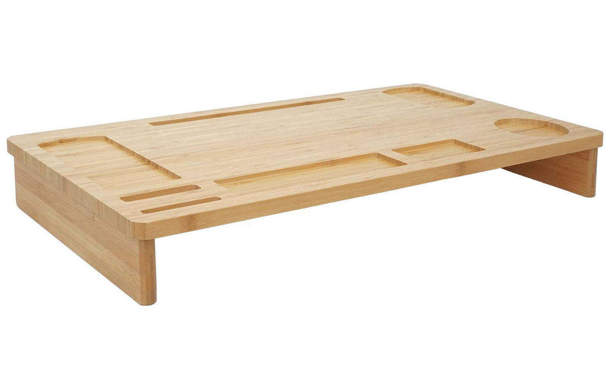 MONITORERHÖHUNG Braun - Braun, Holz (31/65/9cm) - MCW