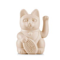WINKEKATZE Lucky Cat Maneki Neko, Kunststoff, Ocker, 15 cm - Braun, Kunststoff (10.5/15/8.5cm) - Donkey Products