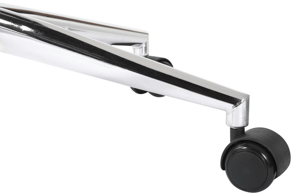BÜROSTUHL Keegan, Kunstleder Walnuss/Braun - Braun, Textil/Metall (69/90/62cm) - TPFLiving