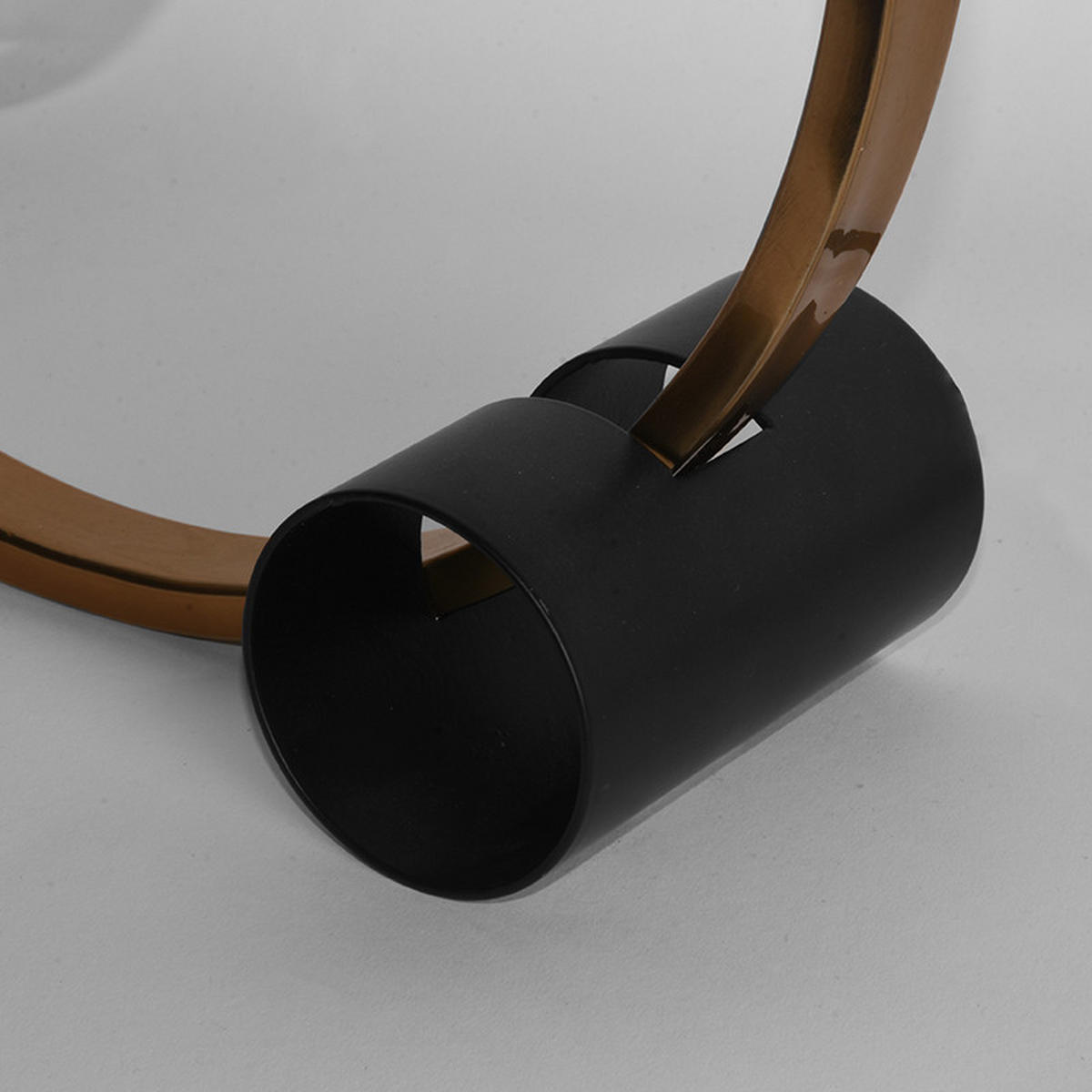 TISCHLEUCHTE Ring Gold 12/38/38 cm - Goldfarben, Metall (12/38/38cm) - LABEL51