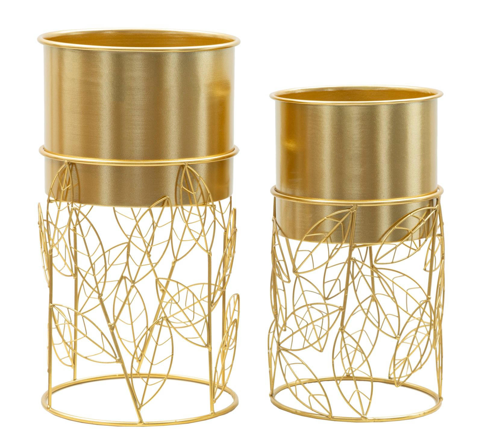 Mauro Ferretti Pflanzenständer Gold 23x43x23 cm