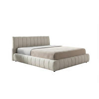 POLSTERBETT ALIOTTA Cremeweiß Bouclé - Creme, Textil (160/200cm) - KAWOLA
