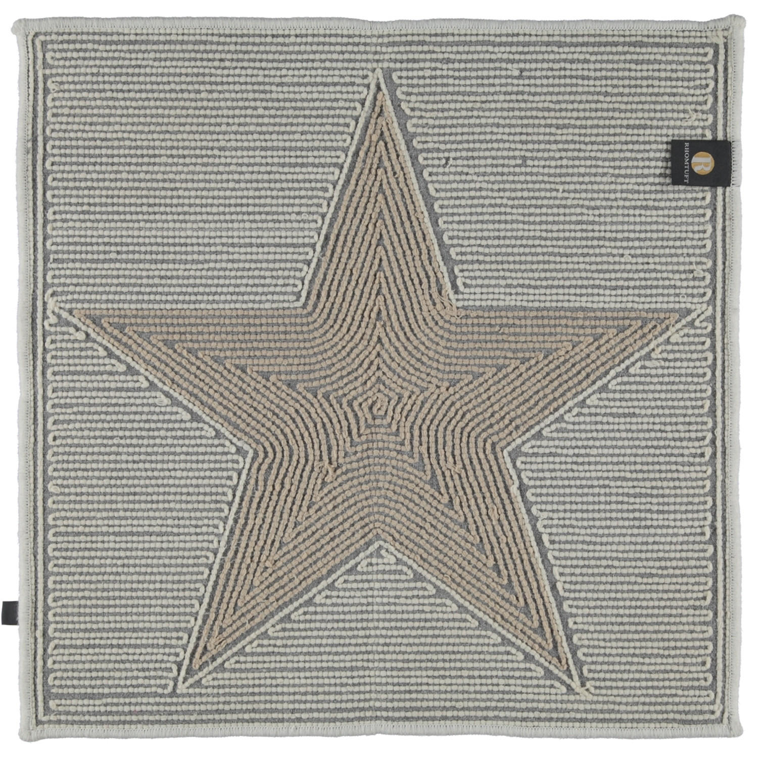 BADTEPPICHE STAR WEISS-STONE - 1340 - Beige, Textil (60/60cm) - Rhomtuft