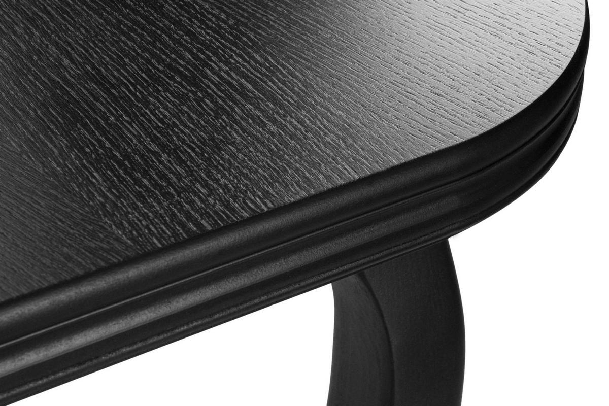 ESSTISCH ALTIS ausziehbar bis 220cm, Schwarz - Schwarz, Holz (80/140/77cm) - KONSIMO®